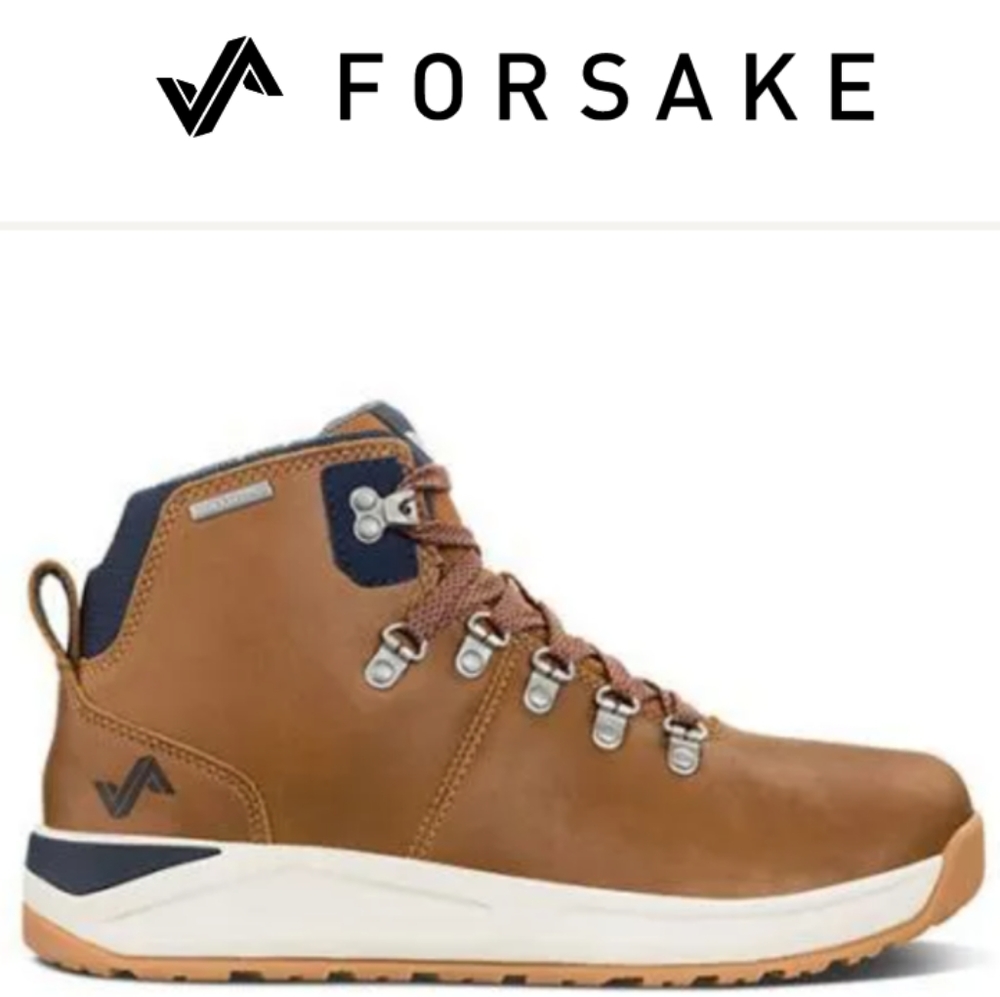 NWT Forsake Halden Men's Waterproof Leather Hiking Boots size 9.5
